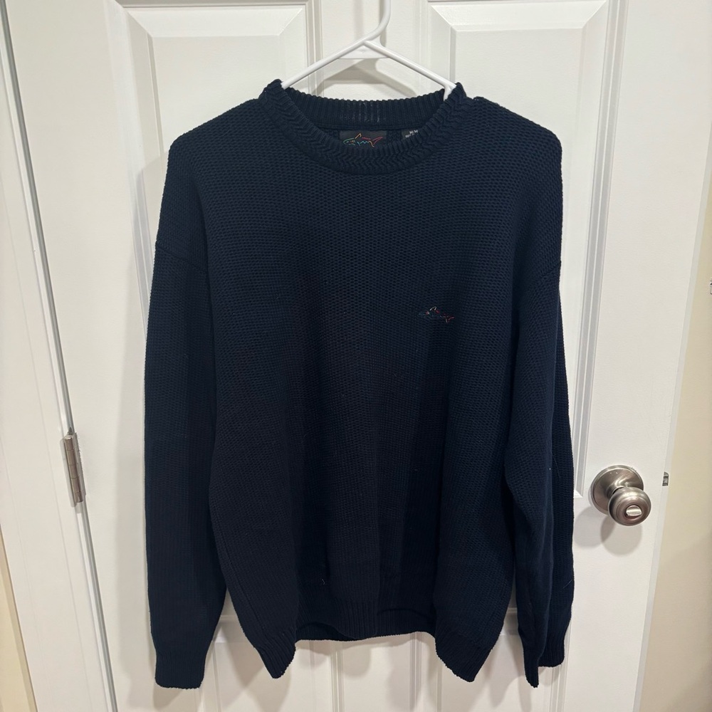 Greg Norman Collection Heavyweight Knit Navy Blue Mens U.S. Medium